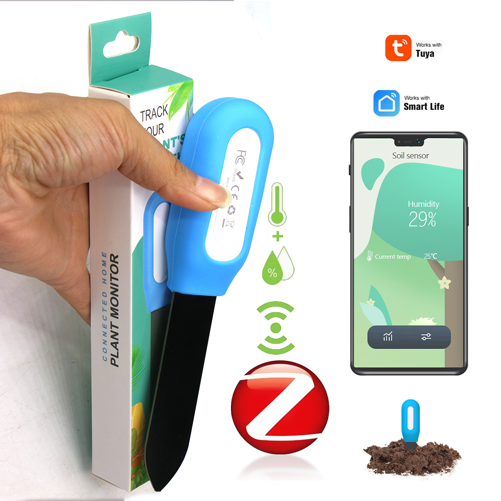 Soil Moisture Sensor - Умный датчик почвы Zigbee для дома,