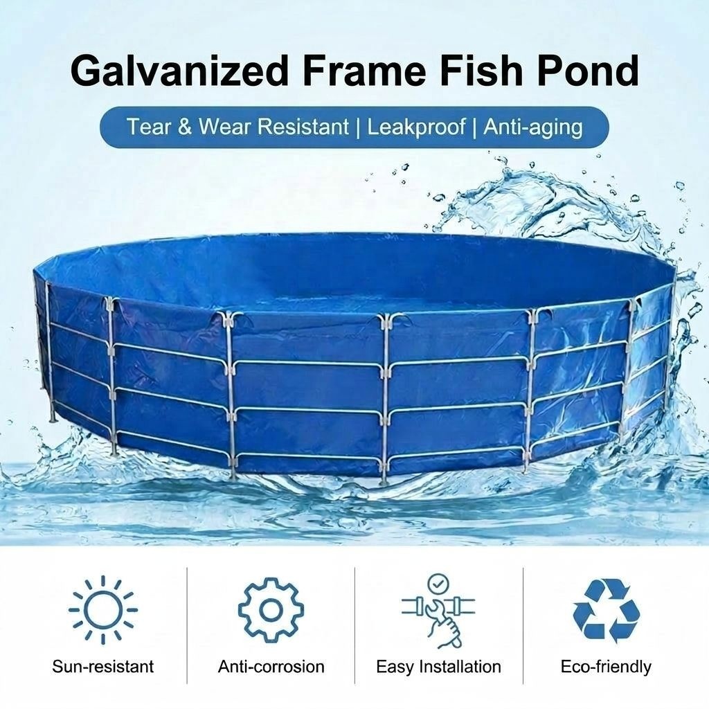 Farm Pond Liner - Оборудование для аквакультуры, высокопрочный оцинкованный стальной