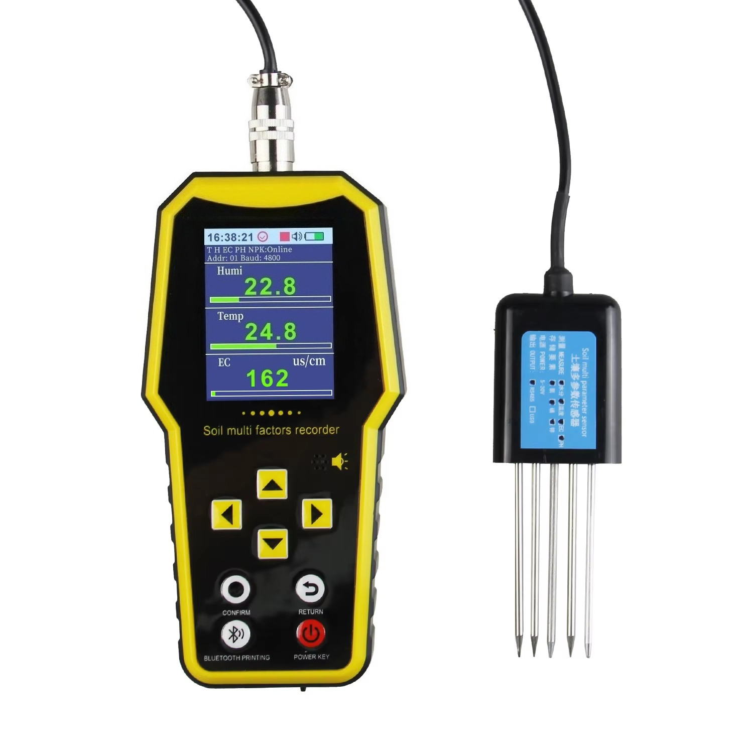 Soil Moisture Sensor - Портативный датчик влажности почвы 7 в