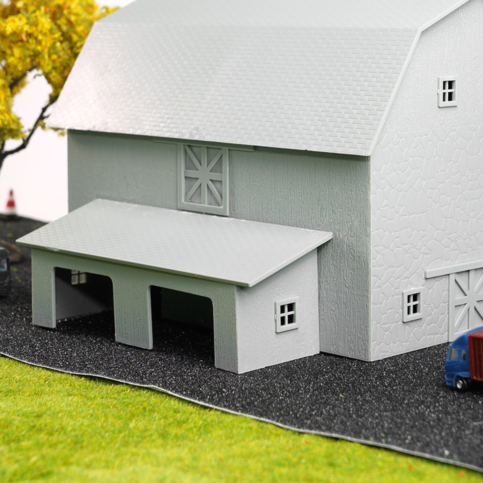 Farming & Agriculture Word Stacks - Модель фермерского здания 1:87, поддающаяся покраске,