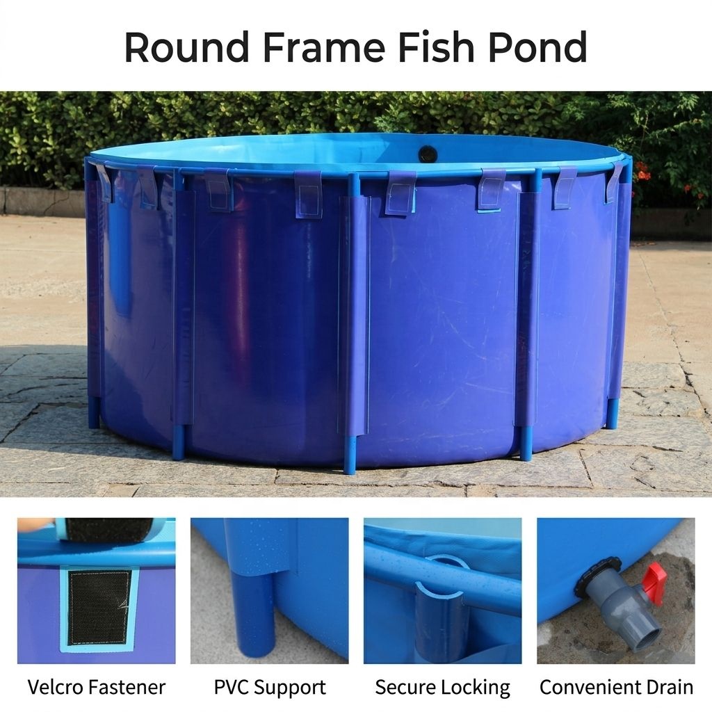 Прочный ПВХ-бассейн для развед – обзор и цена Farm Pond Liner