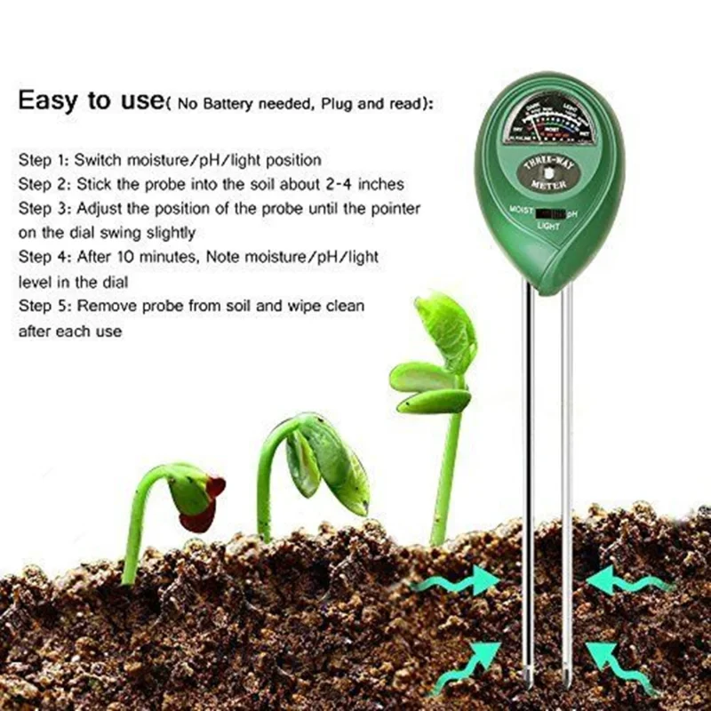 Садовый pH-метр, солнечный све – обзор и цена Soil Moisture Sensor