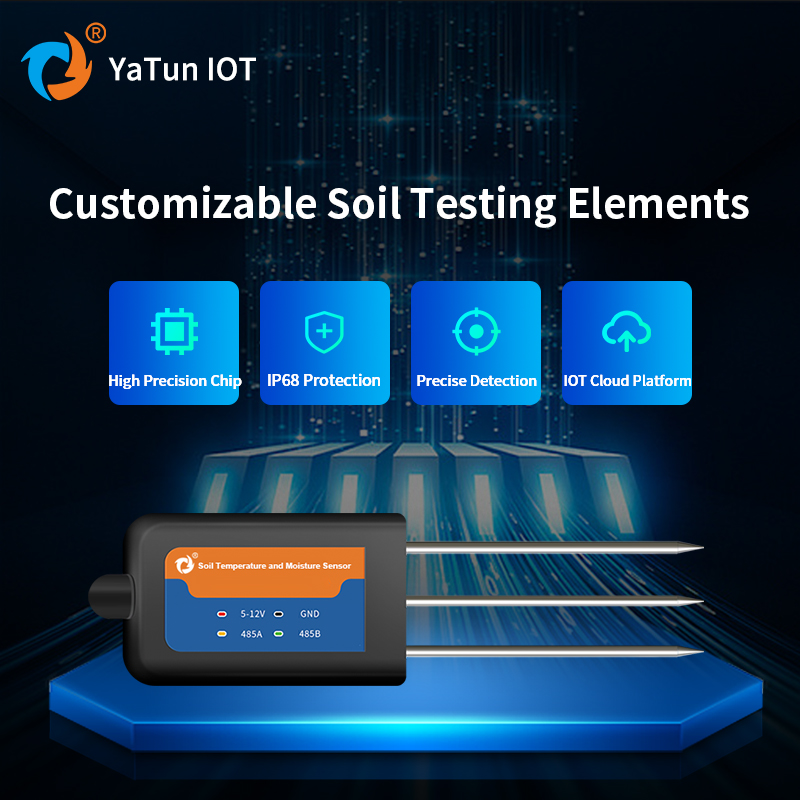 IOT 4G Цифровой почвен Npk Ec  – обзор и цена Soil Moisture Sensor